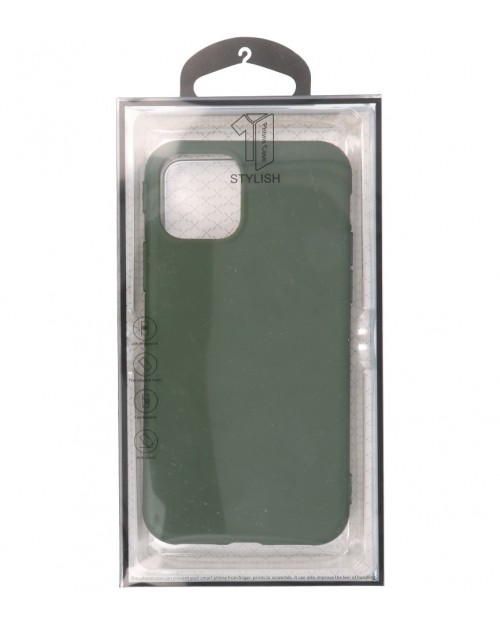 iPhone 11 Pro Max - Siliconen premium donker groen