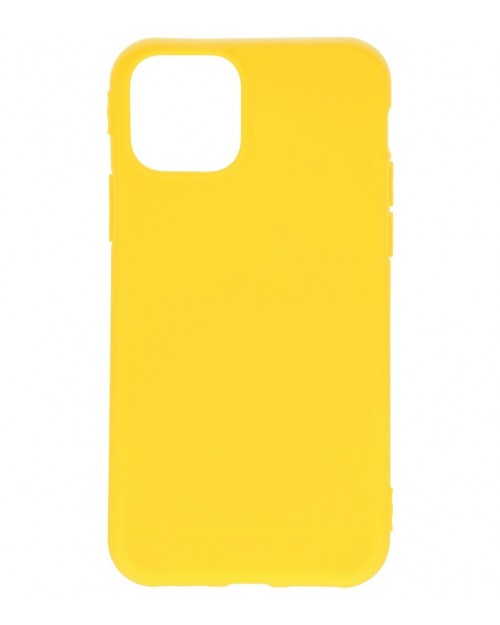 iPhone 11 Pro Max - Siliconen premium geel
