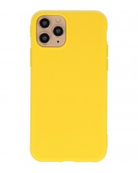 iPhone 11 Pro Max - Siliconen premium geel