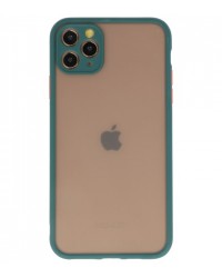 iPhone 11 Pro - Siliconen hardcase groen