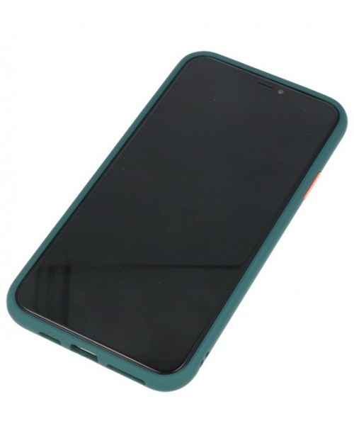 iPhone 11 Pro - Siliconen hardcase groen