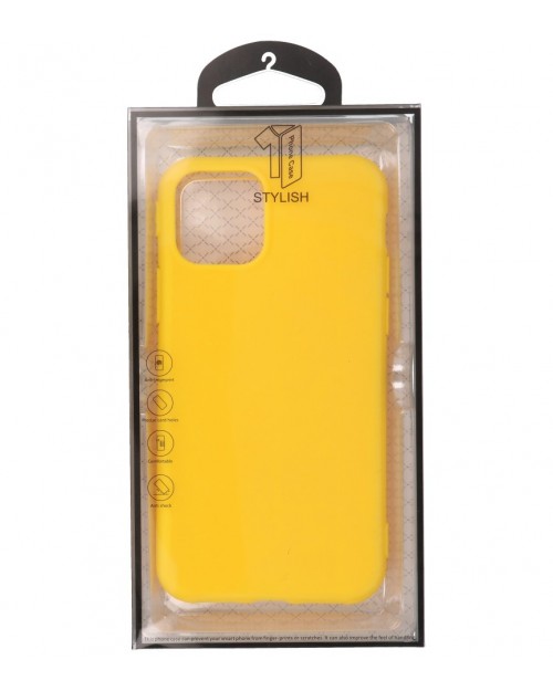iPhone 11 Pro - Siliconen premium geel