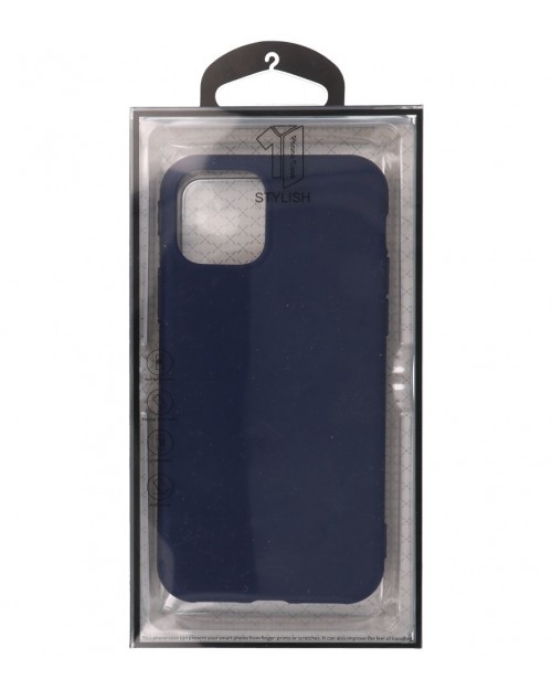 iPhone 11 - Siliconen premium donker blauw