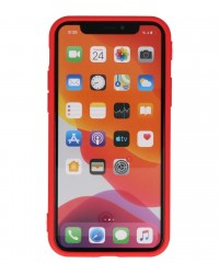 iPhone 11 - Siliconen premium rood