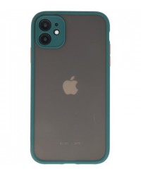 iPhone 11 - Siliconen hardcase groen