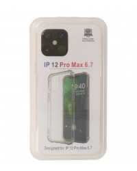iPhone 12 mini - Siliconen hardcase anti-shock transparant