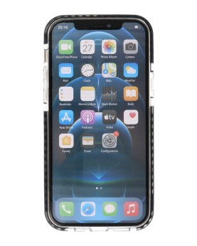 iPhone 12 mini -  Siliconen armored hardcase transparant 