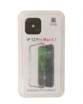 iPhone 12 Pro Max - Siliconen anti-shock transparant