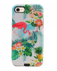 iPhone 7 / 8 / SE 2020 - Siliconen design flamingo