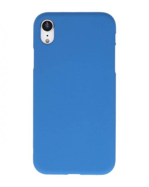 iPhone XR - Siliconen blauw