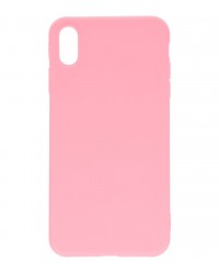 iPhone XS max - Siliconen premium roze