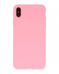 iPhone XS max - Siliconen premium roze