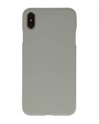 iPhone XS Max - Siliconen grijs