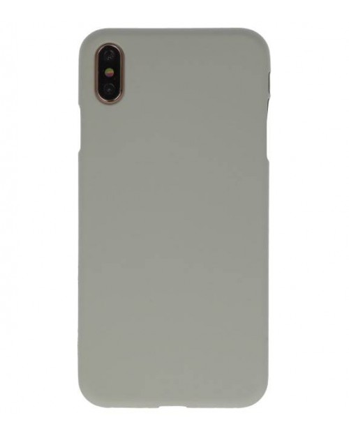 iPhone XS Max - Siliconen grijs