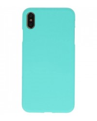 iPhone XS Max - Siliconen licht blauw 