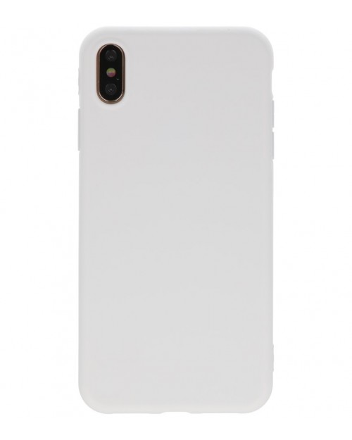 iPhone XS Max - Siliconen premium wit