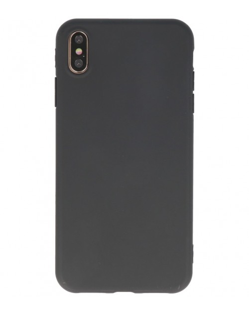 iPhone XS Max - Siliconen premium zwart 