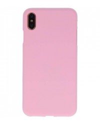 iPhone XS Max - Siliconen roze