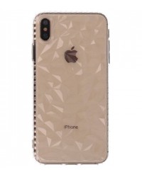 iPhone XS Max - Siliconen geometric transparant